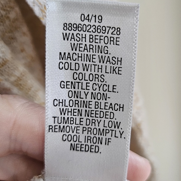 Candie's Gold Tan Open-Front Cardigan Sweater - Picture 5 of 6